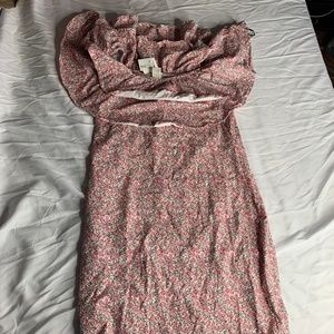 Flower-Print Dress